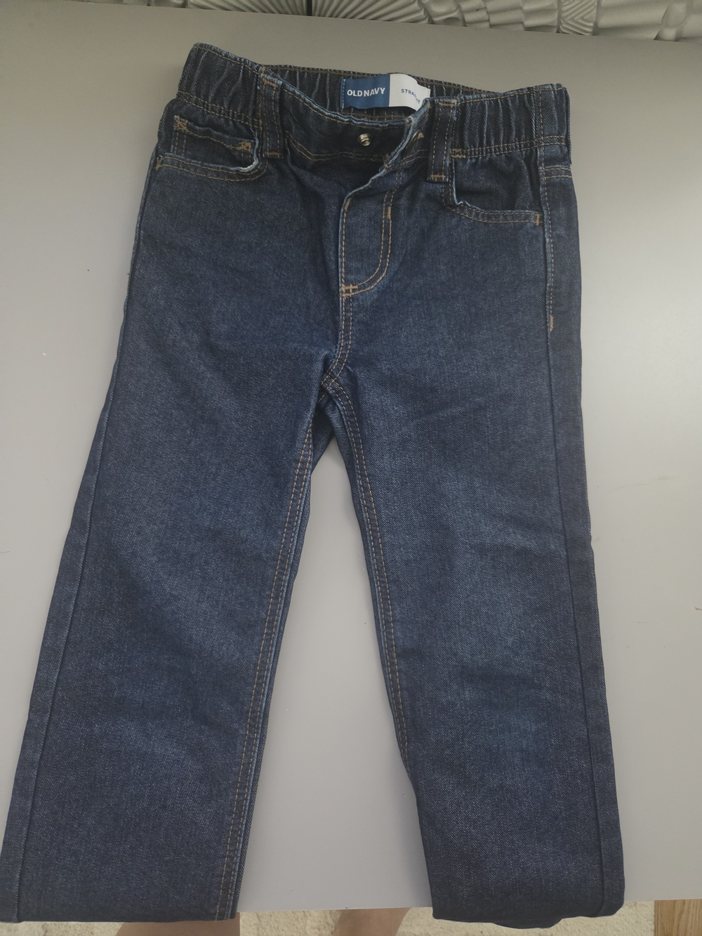 Old Navy Kids Dark Blue Denim Straight Jeans New Without Tags